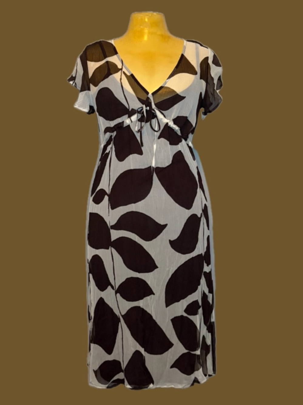 🤎Vintage Y2K Esprit Silk Midi Dress🤎
